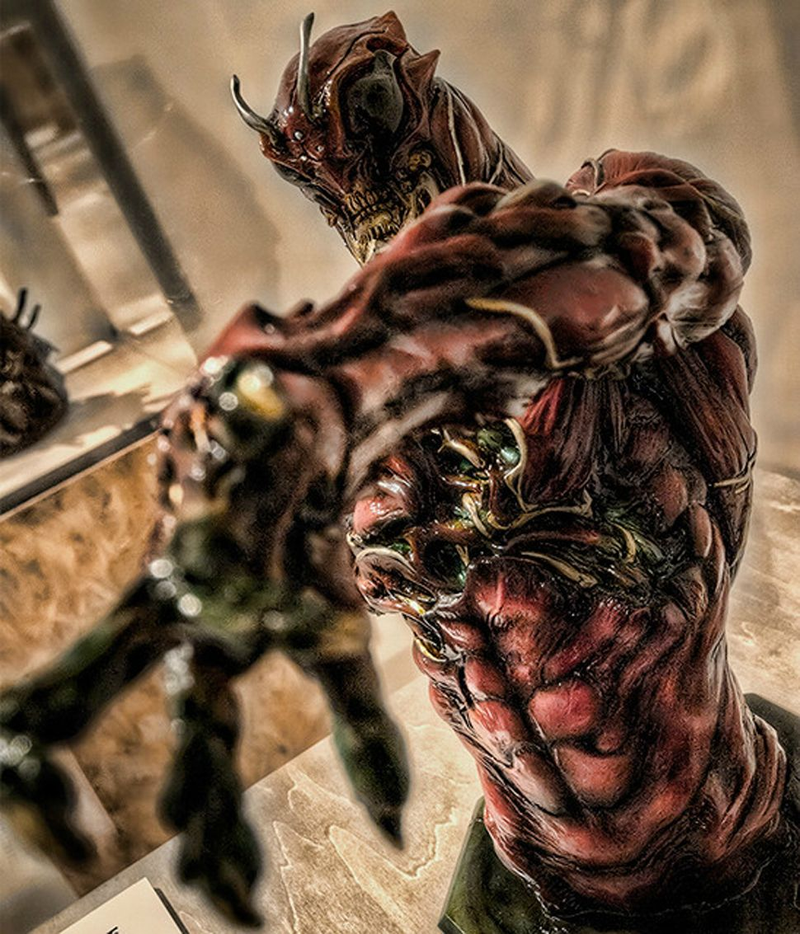 Illustration for article titled Predator Riding an Alien? Star Wars Samurai? Now, This Is Cool.